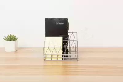 Retro style wire letter file holder European and American simple fashion metal wire desktop office home storage