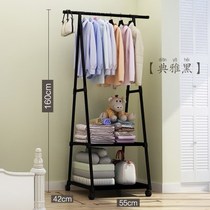 Flower coat rack hanger stainless steel floor hanger bedroom underwear hanger simple living room clothes shelf collection