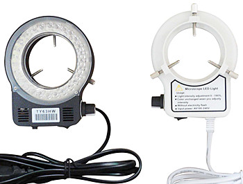 High quality 63mm microscopy LED ring light source ED annular light ring adjustable LED light industry detection light source