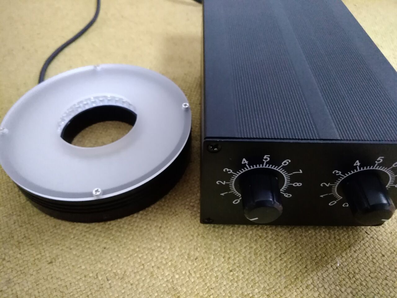 Fine work inner diameter 42 outer diameter 100 industrial vision detection LED adjustable light source microscope ring light 5 ring light source
