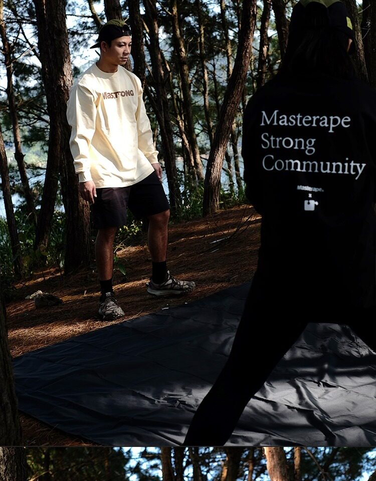 Masterape聯名StrongCoffee咖啡文化寬松印花純棉重磅男女長袖T恤|其他材料製|ETMall東森購物網