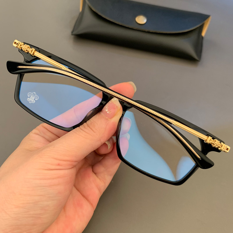 New Versatile Eyeglass Frames, Square Narrow Frame, Unisex, Thin Temples, Black Frame, Plain Style, Prescription Eyeglass Frames