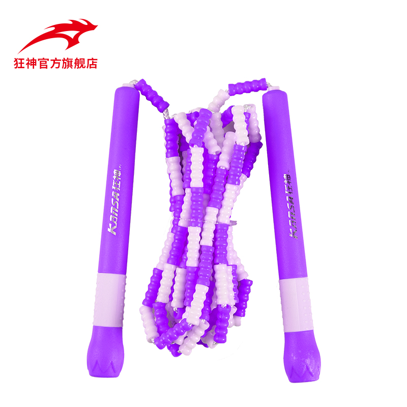 Crazy primary school students can adjust the pattern of bamboo knots sports skipping rope kindergarten physical examination rapid competition rope