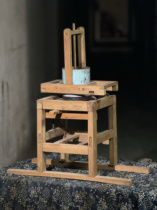 Old tea twisting machine 80s old furnishings tea museum old furnishings retro antique