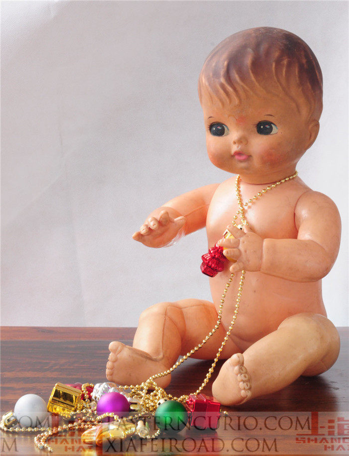 Old Doll Toys Nostalgic Old Objects Old Plastic Antique Collection 80s Film and TV props Creative furnishing-Taobao