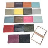 Вместительный и большой бумажник для водительских прав, ультратонкий картхолдер, кошелек подходит для мужчин и женщин, из натуральной кожи