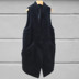 Phiên bản Hàn Quốc của ulzzang vest nữ mùa thu đông hoang dã vest dài vest vai cừu xé áo không tay áo gile phao Áo vest