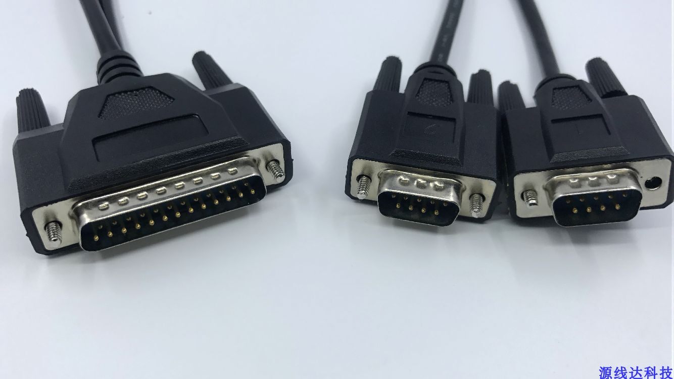 Grinding Sharka CP-102E E CBL-M25M9x2-502 mouth serial port line one drag two DB25 pin 2 serial ports