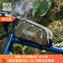 Rock Brothers bicycle bag front beam bag upper tube mobile phone bag mountain road bike riding front bag Tianlu series