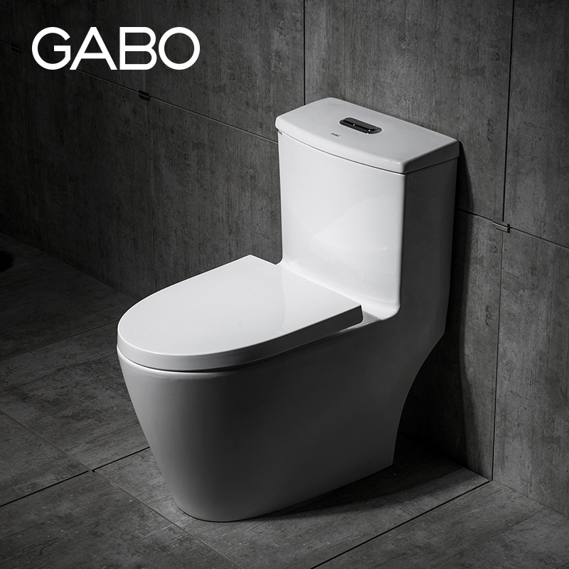 QC Guanbo GABO ceramic toilet siphon flush toilet household adult ordinary toilet 10015