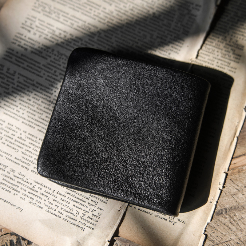 Peel potato potato men's short wallet genuine leather youth ultra-thin first layer cowhide horizontal wallet soft leather full leather clip