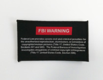 WARNING Velcro action around