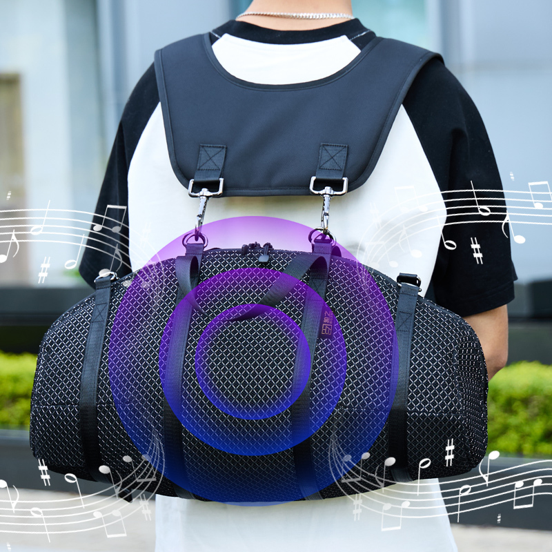 Suitable for Jbl Warrior 3Rd/4Th Generation Bluetooth Speakers, Backpack Protective Cover, Crossbody Handbag, Sound-Transmitting Storage Bag
