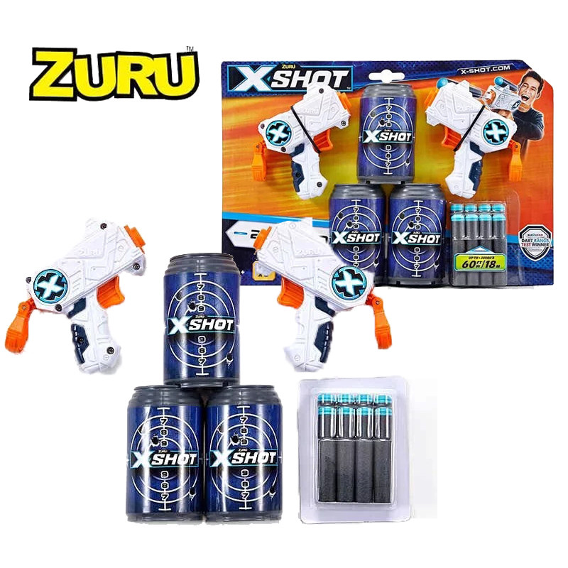 ZURU X Special Attack Extraordinary Series Mini Launcher Double Tube Gatling Chicken Toy Boy Soft Gun Toy