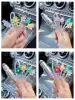 Cute dual usb car car charger mini one point two multi-function car cartoon charging head mobile phone universal