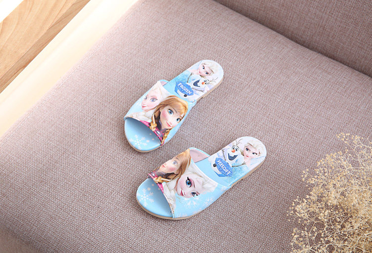 Pantoufles enfants en similicuir pour été - semelle tendon - Ref 987098 Image 13