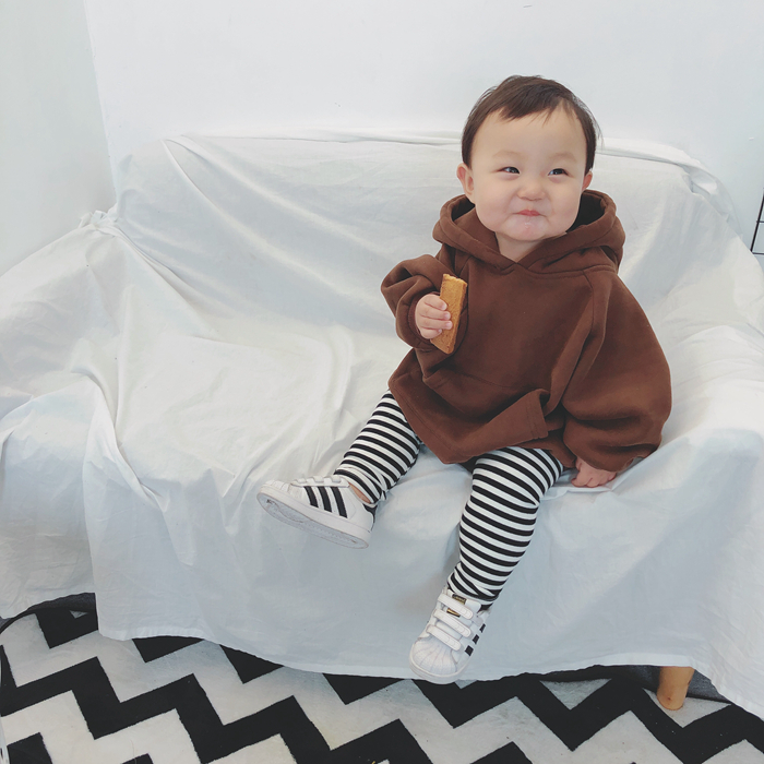 Áo khoác trẻ em nam romper mùa đông dày ấm áp phiên bản Hàn Quốc của quần áo trẻ em cộng với túi nhung rắm quần áo nữ quần áo trẻ em body suit cho bé