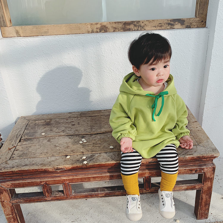 Quần áo bé trai xì hơi cotton mùa xuân và mùa thu Phiên bản Hàn Quốc của quần áo trẻ em dễ thương Quần áo nữ romper jumpsuit thủy triều - Áo liền quần body cotton thông hơi cho bé
