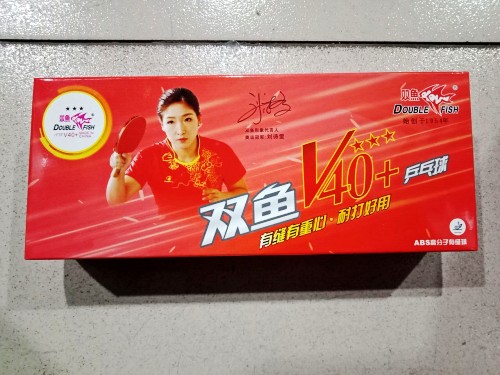 2019 Pisces V Samsung White 3-star table tennis with V40 table tennis Liu Shiwen endorsement