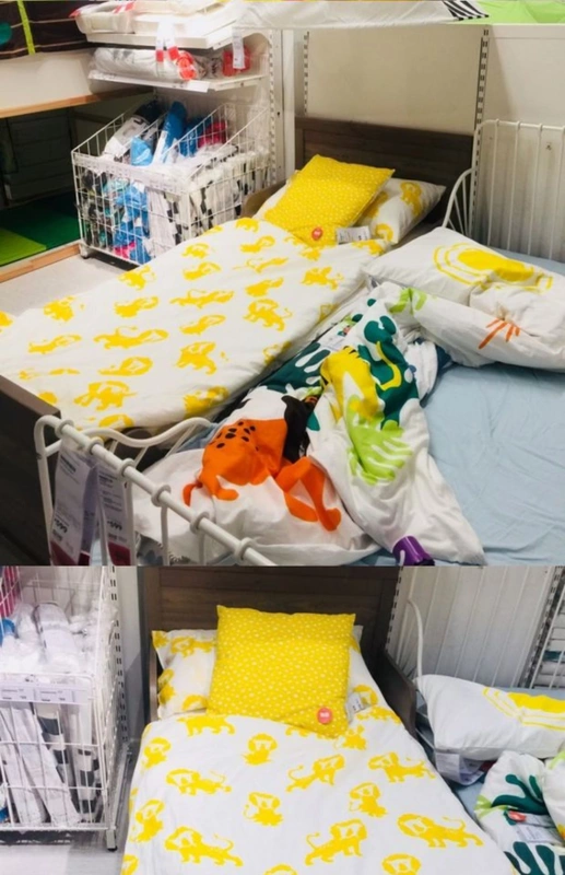 IKEA chính hãng mua trong nước 尤恩格斯库格 纯 cotton trẻ em chăn gối vỏ chăn chăn trẻ em - Quilt Covers