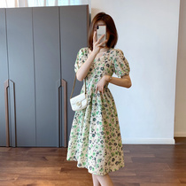 SNICYKER2022 years Summer new small sub-style light familiar with high level of snow-spinning chopped flowers and dresses