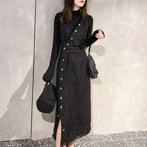 SNICYKER2021 new autumn dress womens clothing Herben Wind Fried Street Suit Famous for a small fragrant wind two-piece set