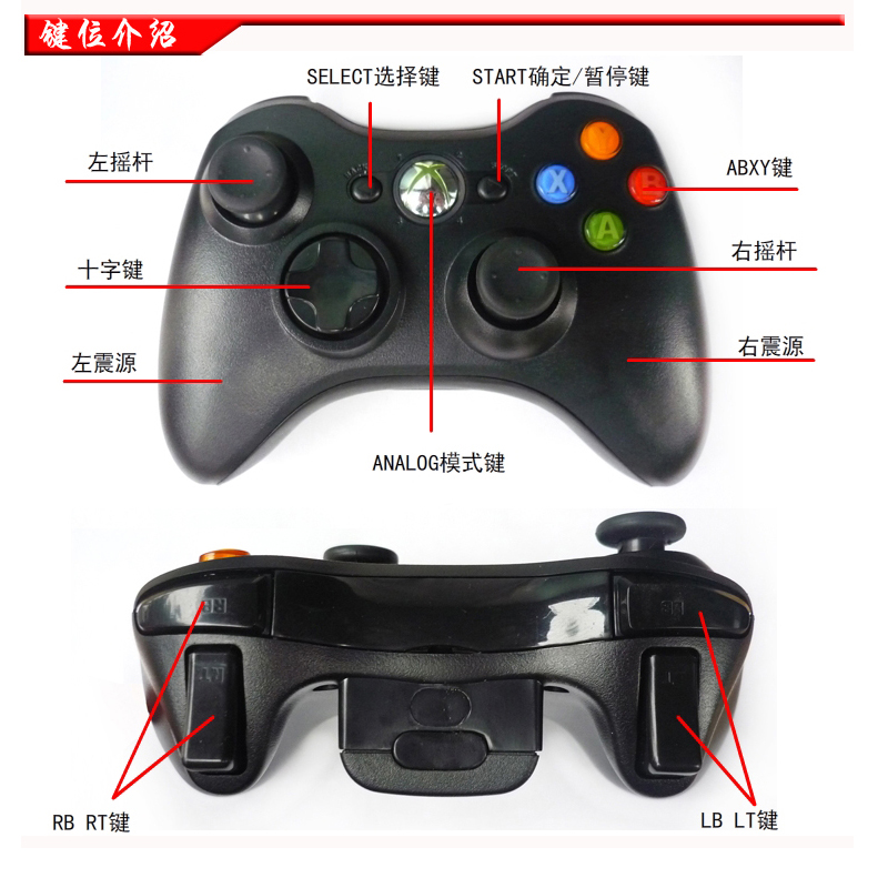 Tianyuan Shenlong Điện thoại di động Android điều khiển trò chơi không dây Máy tính USB xem set-top box phẳng vinh quang rocker F xử lý - Người điều khiển trò chơi tay cầm bluetooth