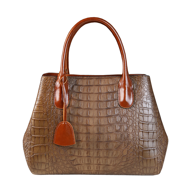 Menglinkai Womens Leather Purse Crocodile Pattern Tote Satchel Messenger Bags