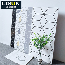 Simple modern 300X600 European style pastoral toilet wall tiles bathroom non-slip floor tiles Korean style wall tiles