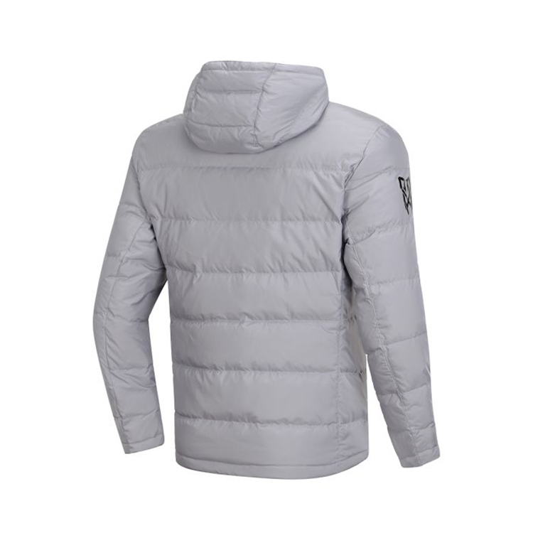 Li Ning xuống áo khoác nam 2018 mới CBA ngắn ấm áp giản dị áo khoác trùm đầu mùa đông dày thể thao áo phao nike