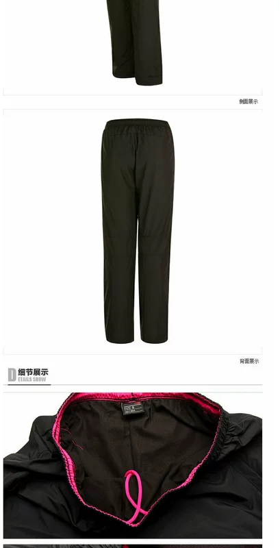 Li Ning giải phóng mặt bằng bán phá vỡ quần thể thao nữ xác thực đóng quần dài miệng phẳng áo len mùa xuân và mùa thu chân thẳng quần - Quần thể thao quần gym nữ