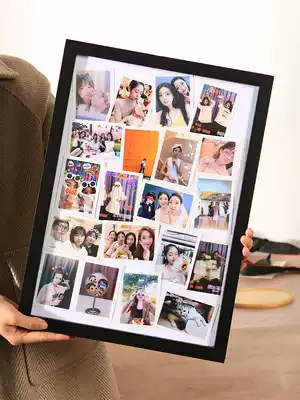 Photo frame hanging wall, pylon photo couple diy gift custom solid wood picture frame frame frame picture frame set-up solid wood