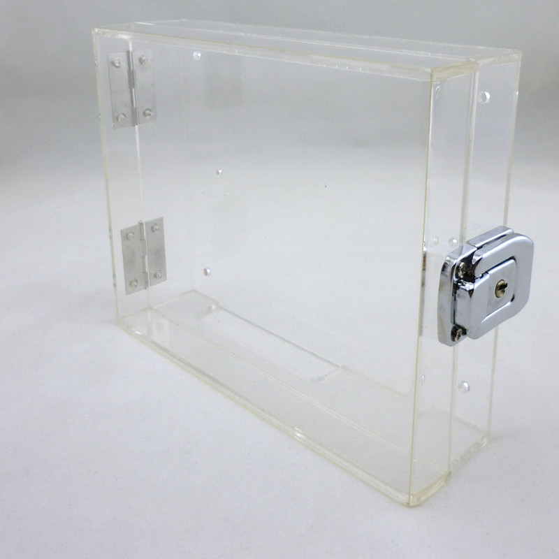 Central control attendance machine protection box punch card machine bag swipe card sign in shell transparent protective cover universal type