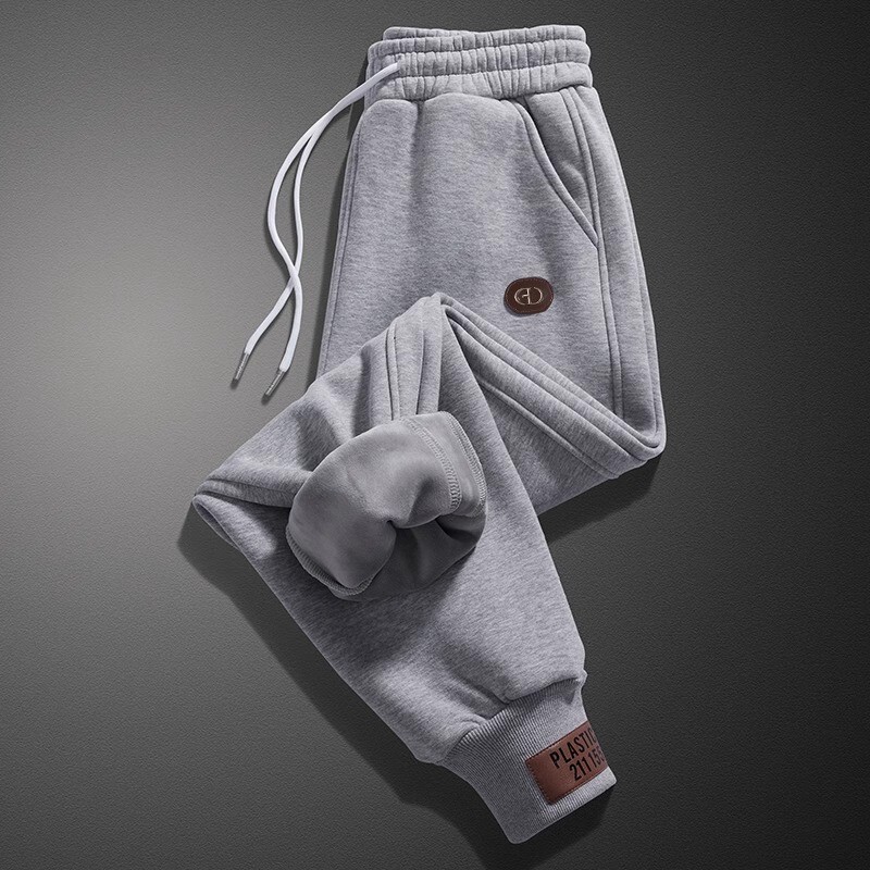 Mk Trendy Brand Casual Pants for Men, Winter 2025 New High-End Elastic Waist Fleece-Lined Warm Men's Jogger Sweatpants Mk Trendy Brand Casual Pants for Men, Winter 2025 New High-End Elastic Waist Fleece-Lined Warm Men's Jogger Sweatpants