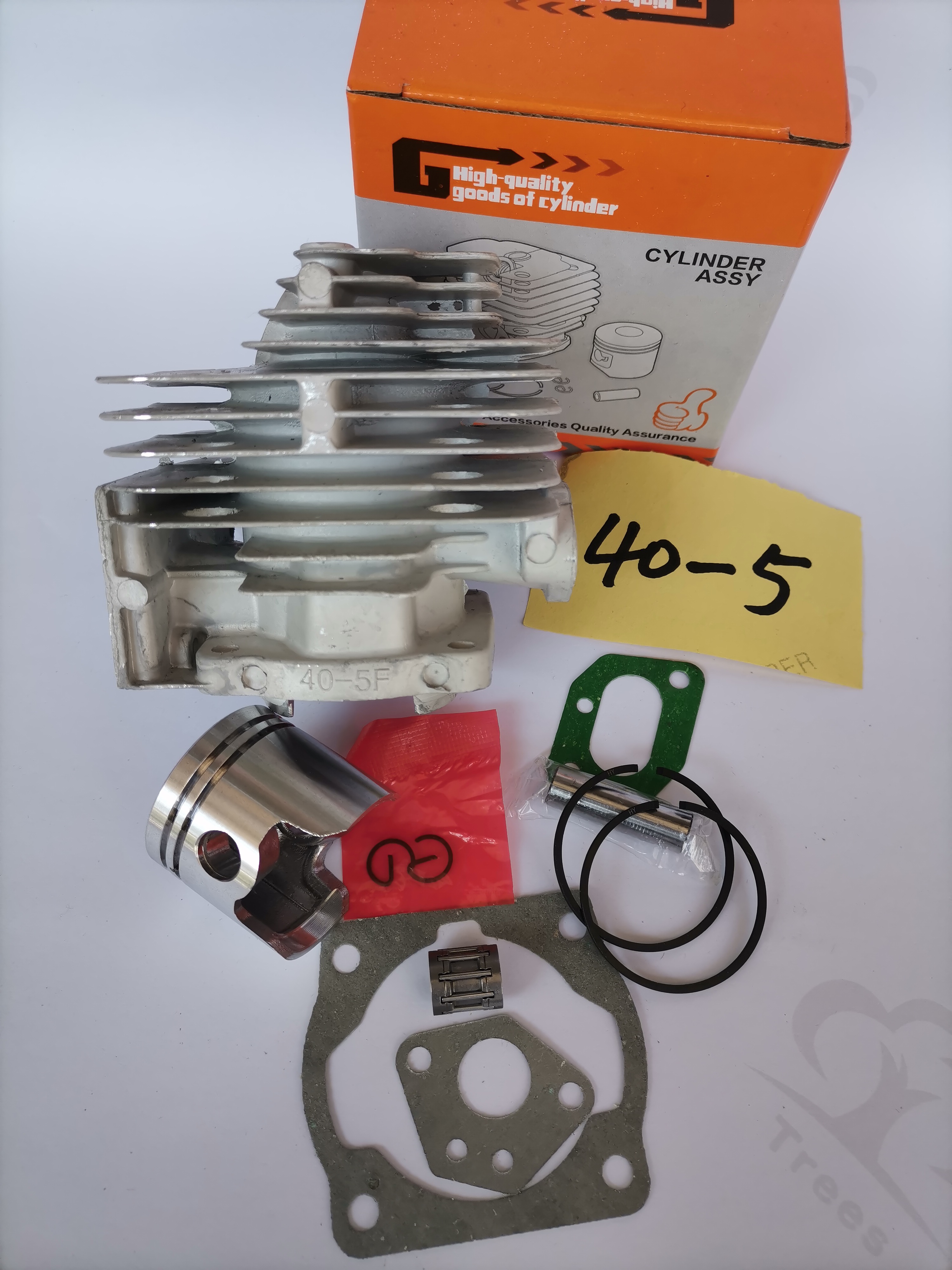Two stroke 40 - 5 cylinder lawnmower lawn mower lawn cutting machine cylinder piston assembly