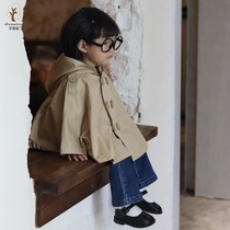 Baby cloak summer windbreaker cloak spring and autumn outing baby coat female infant child shawl windproof girls clothes