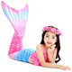 New mermaid tail Children's Princess Pinksuit swimsuit for Middle-aged and older children split hot spring suit photography suit