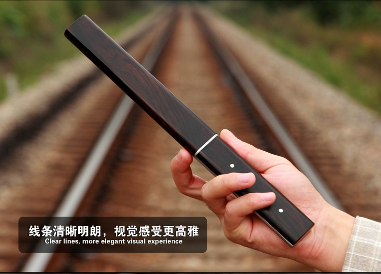 D2 Thép có độ cứng cao Dao thẳng Gỗ mun Xử lý ngoài trời Dao bỏ túi ngoài trời Di động Quân đội Di động Trường Dao Sinh tồn Công cụ tự vệ - Công cụ Knift / công cụ đa mục đích