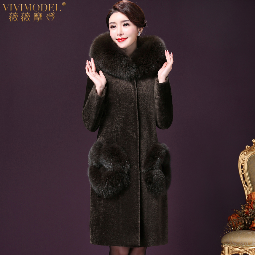 Manteau de fourrure femme VIVIMODEL - Ref 3173111 Image 1