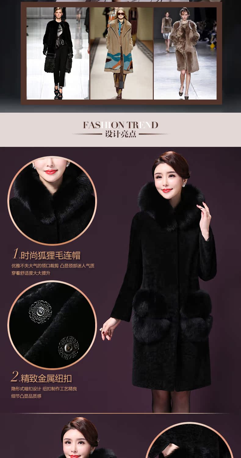 Manteau de fourrure femme VIVIMODEL - Ref 3173111 Image 8