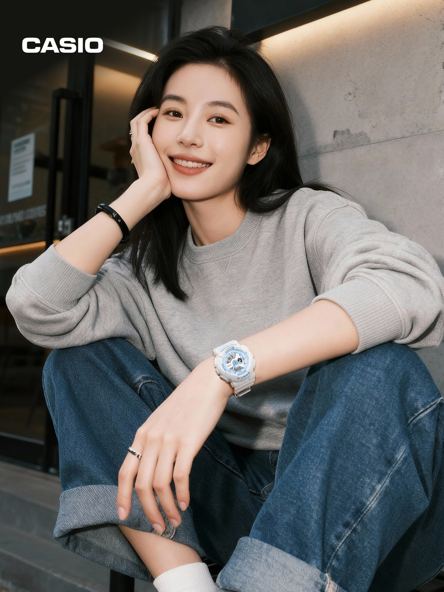 [New Year's Gift] Casio official store Ba-110Xbe High School Student Ladies Casio Watch Baby-G