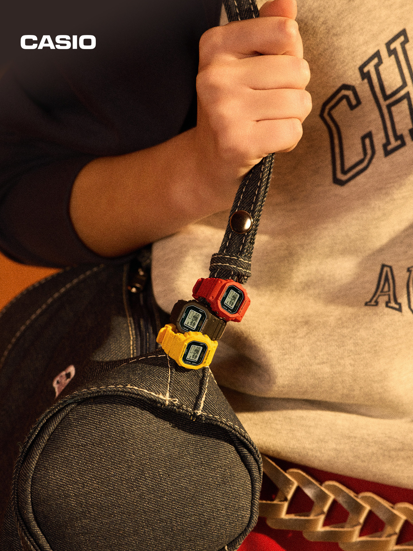 Casio Flagship Store Casio 50Th Anniversary Limited Edition Ring Watch Official Authentic Trendy Fashion