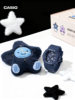 Casio Flagship Store Bga-10D Starry Time Colorful Watch Women's Star Plush Pendant Gift Box Baby-G