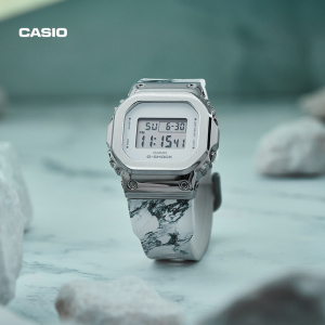 casio旗舰店大理石纹对表情侣卡西欧官网G-SHOCK 520情侣礼盒送礼