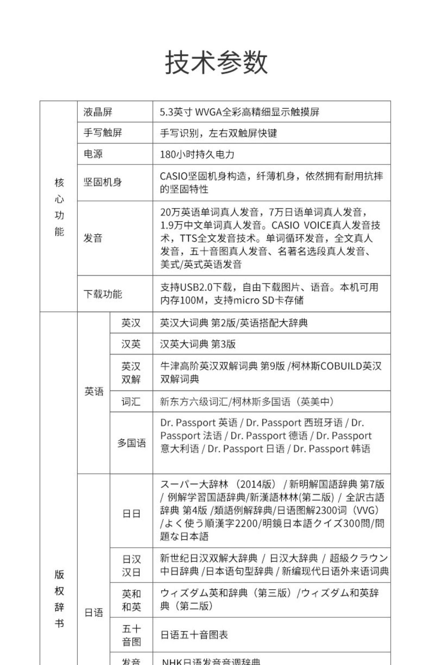 點讀機casio 卡西歐漢語日語電子詞典e R300哆啦a夢辭典日語學習機翻譯機考試日語入門高考能力考日語學習神器 Yahoo奇摩拍賣