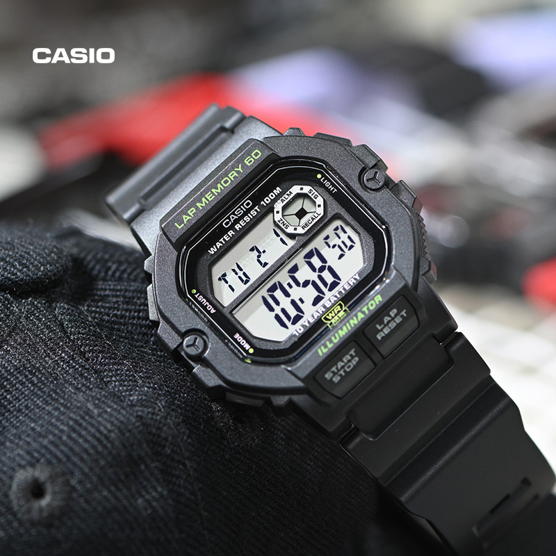 Casio Flagship Store Ws-1400H New Trendy Watch with High Aesthetic Appeal, Summer Waterproof Watch for Everyday Wear