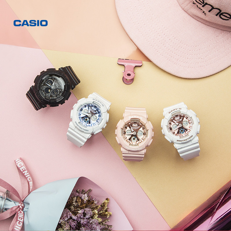 CASIO 卡西欧 BABY-G 女式运动手表 BA-130-7A1ER ￥544.05