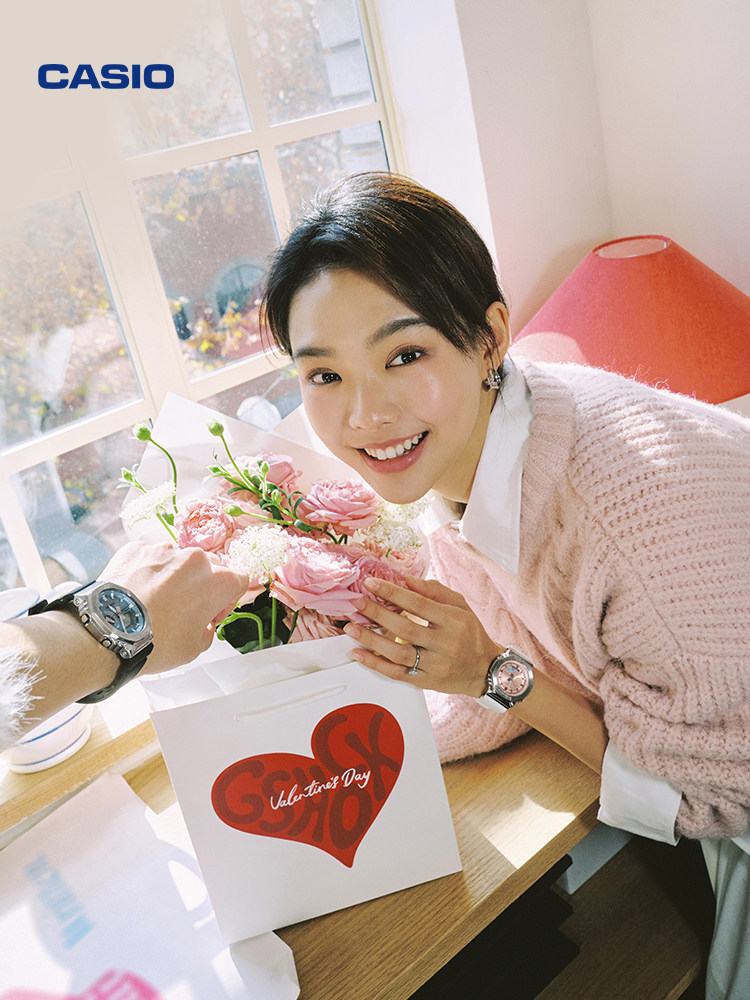 Casio Official Flagship Store Gm-S2100Ws Metal Octagonal Drop-Resistant Sports Watch