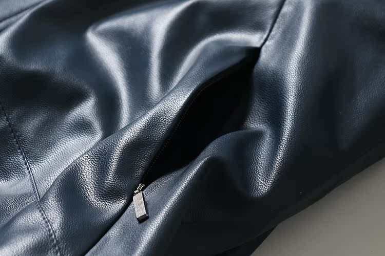 D1356 có kết cấu da. Áo khoác da nam chất lượng cao IPU thiết kế tối giản. Áo khoác da nam mỏng phù hợp. áo khoác đẹp nam