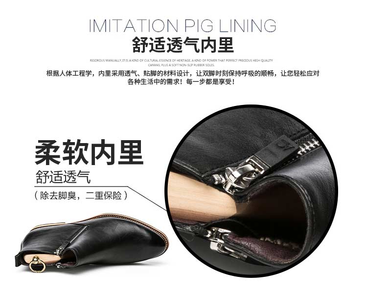 Xu hướng thời trang nam mùa xuân của nam giới giúp giày mũi nhọn phiên bản Hàn Quốc của nhà tạo mẫu tóc trẻ trong bốt Martin - Giay cao top giày sneaker nam